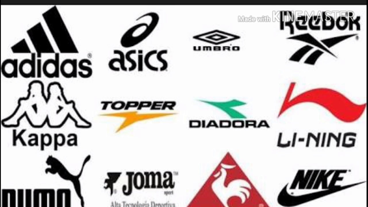 Логотипы кроссовок список