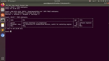 Import data from text file to mysql database