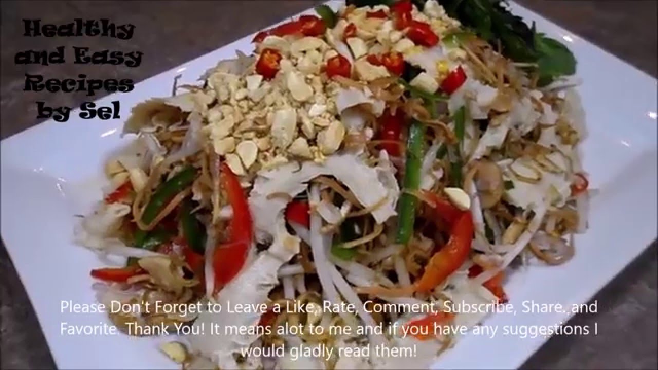 Banana Flower And Beef Tripe Salad Recipe Youtube