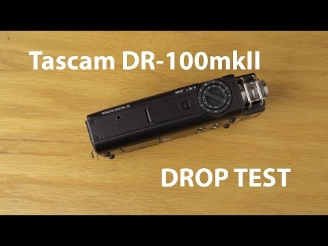 Tascam DR-100mkII Drop Test Onto Concrete