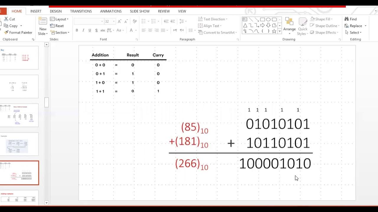 Binary Arithmetic - YouTube