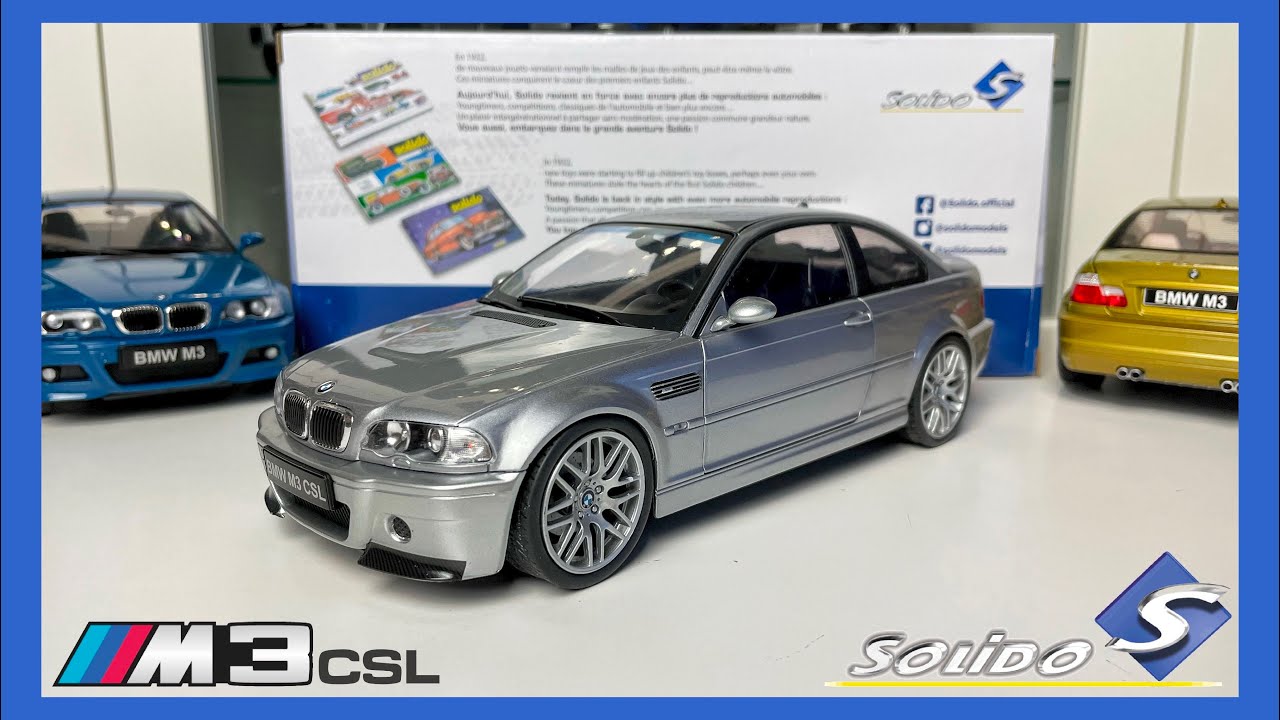 安い定番】 ヤフオク! ソリド 1/18 BMW E46 M3 クーペ CSL 2003 シルバ...