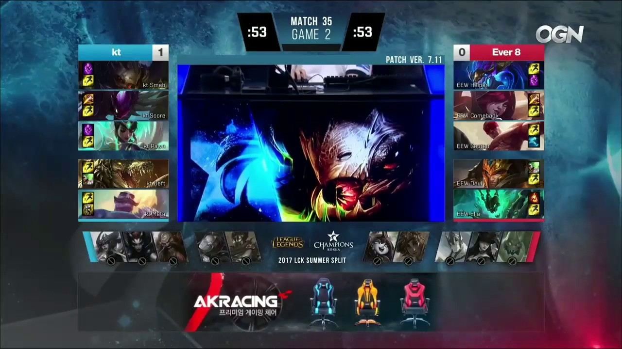 E8W vs KT Highlights Game 2 LCK SUMMER 2017 Ever8 Winners vs KT Rolster W4D3