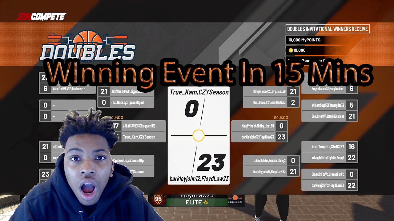 Winning NBA 2K19 Doubles Event In less Than 15 mins!! - YouTube
