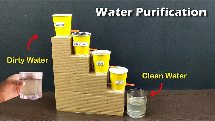 Water Purification Working Model|| Water Filter|| Water Purifier Project #water #waterfilter #diy 