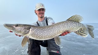 The Hunt For Northern Gators  Ice Fishing Pike