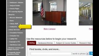 Accessing the Library Website