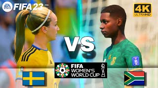 FIFA 23 | Sweden vs South Africa - Women's World Cup 2023 | PC Gameplay [4K60]