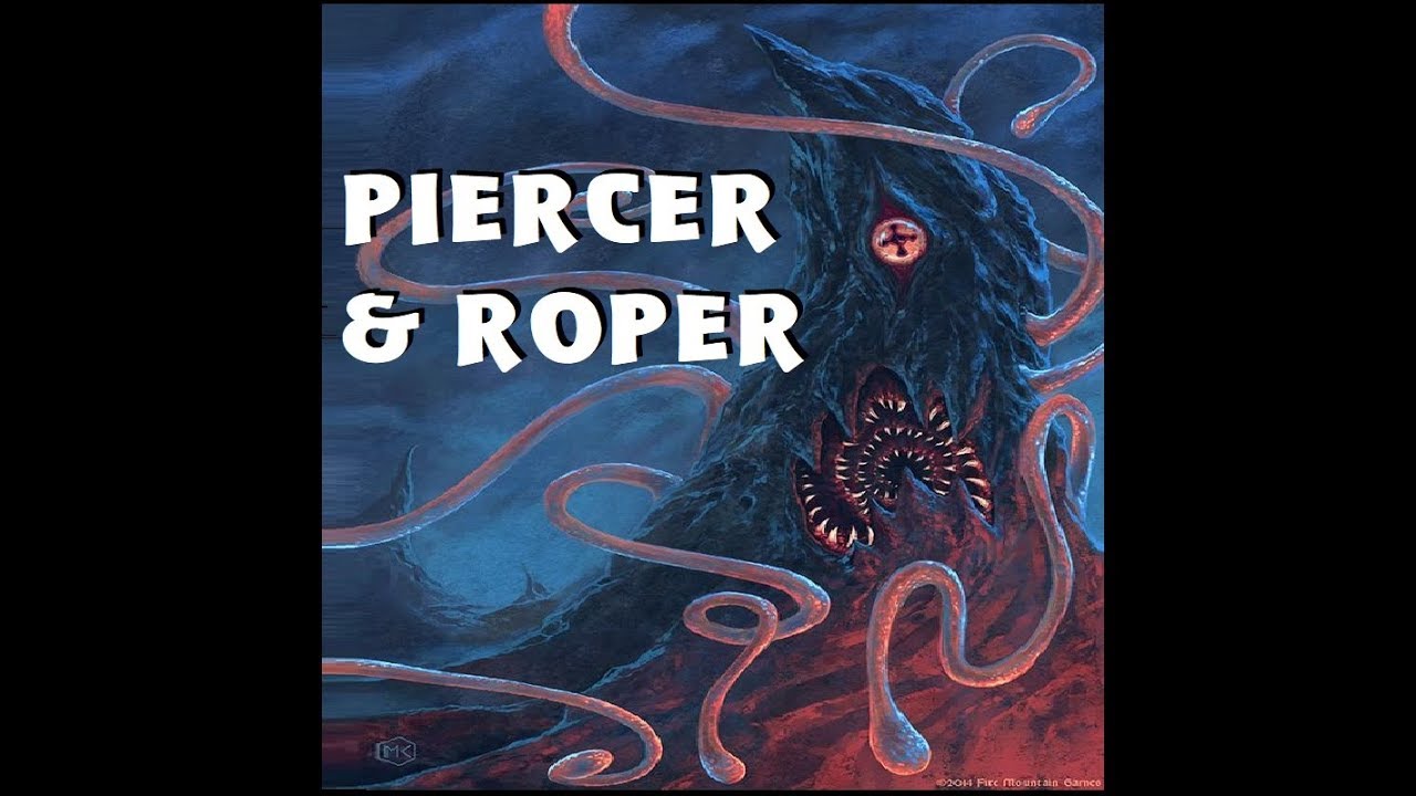 Dungeons and Dragons Lore Piercer and Roper YouTube