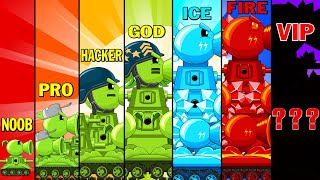 All Series The Evolution Of The Kv-44 Plants Vs Zombie - Cartoons About Tank Nina Tank Cartoon