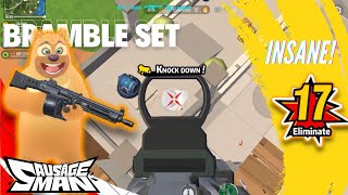 Insane 17 Elimination wearing the new BRAMBLE SET | Quadmode | Bolen Gplays sausageman