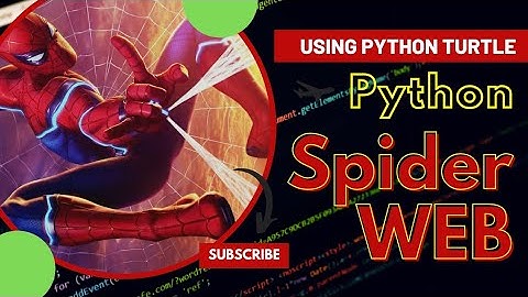 Make Spider Web Using Python Turtle Code | Python Programming Hub