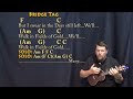 Fields of Gold (Sting) Ukulele Cover Lesson in Am with Chords/Lyrics