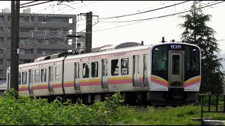 信越本線上り始発420M【4K】E129系A24編成