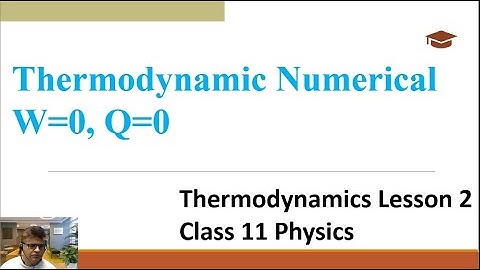 Thermodynamics Numerical Two containers Class 11 Physics