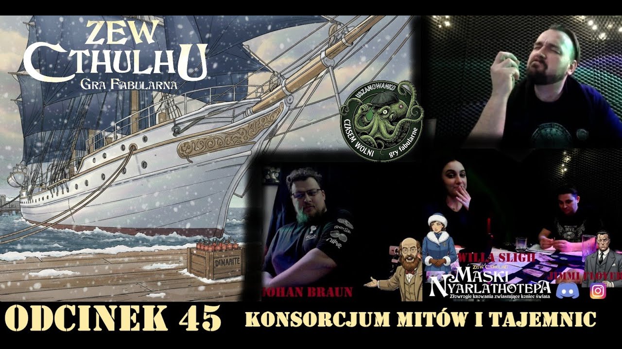 Zew Cthulhu: Maski Nyarlathotepa 45 