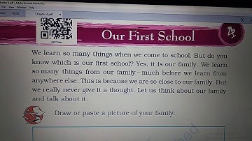 Our first school| NCERT class 3 EVS chapter 4 with Hindi explanation & picture explanation.