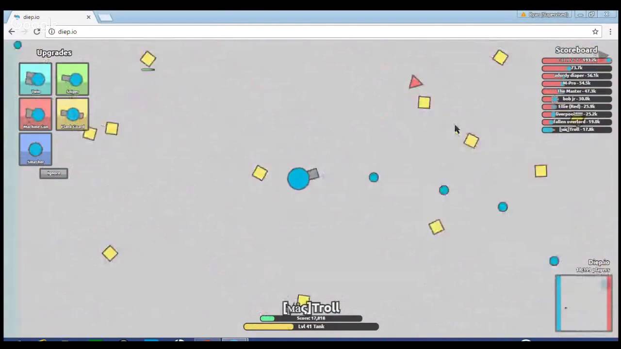 how to play multiplayer on diep.io sandbox