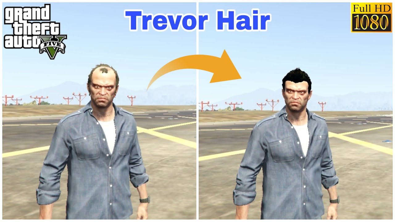 GTA 5 HOW TO INSTALL TREVOR HAIR MOD🔥🔥🔥 YouTube