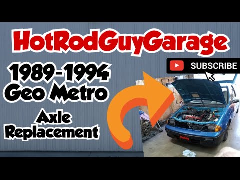 1989-1994 Geo Metro Axle Shaft Replacement DIY #diy #geo #suzuki #holden #pontiac