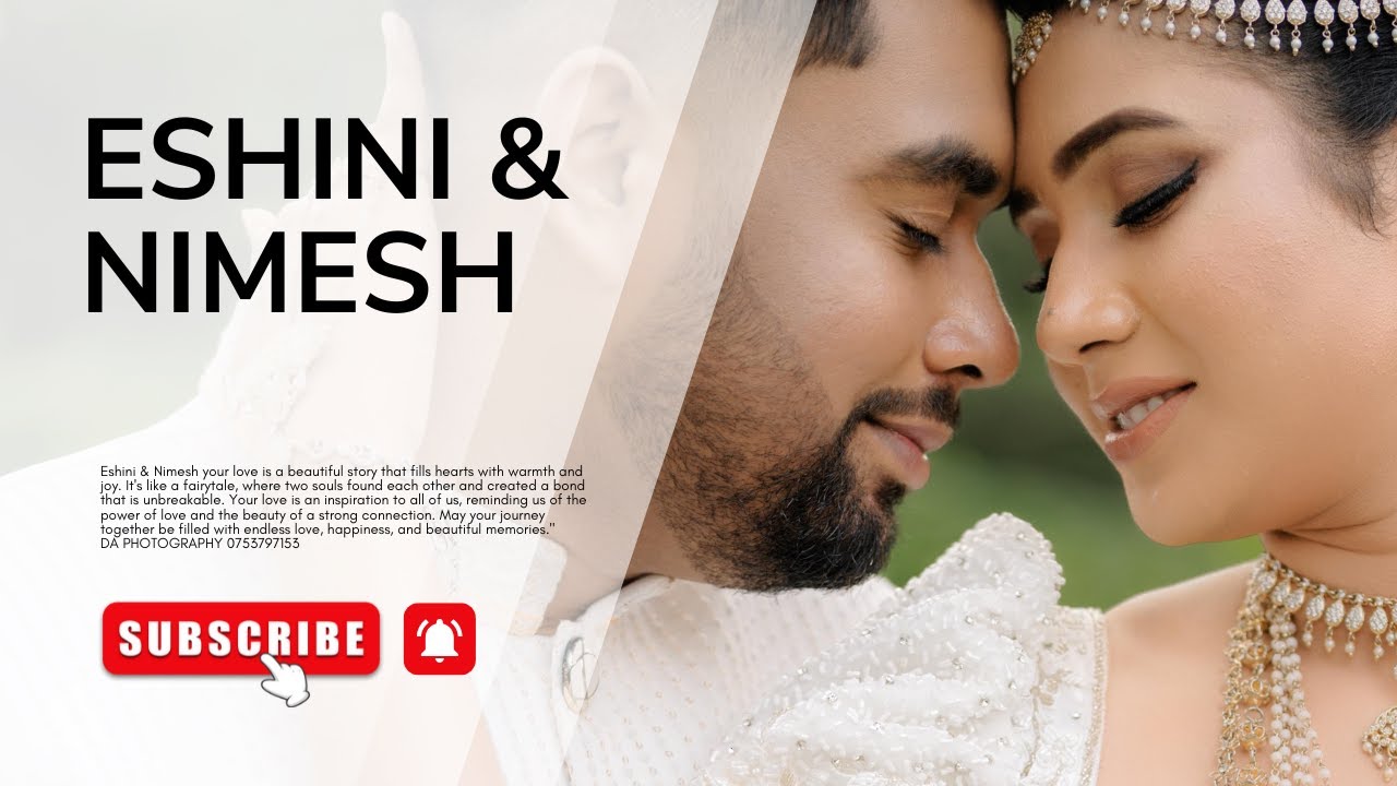 Eshini & Nimesh WEDDING shoot DA PHOTOGRAPHY