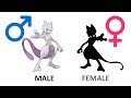 Gender of Mewtwo Evolution - Legendary Pokemon.