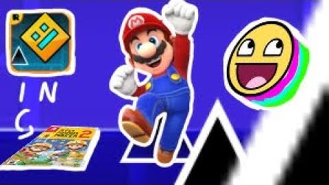 I MADE GEOMETRY DASH IN SUPER MARIO MAKER 2!