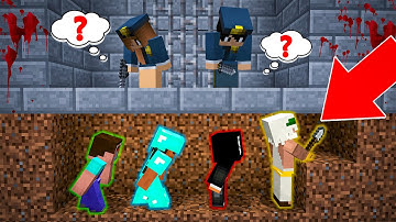NOOB vs PRO vs HACKER vs GOD : ESCAPE FROM THE SECRET PRISON in MINECRAFT ! AMV SHORT Animation