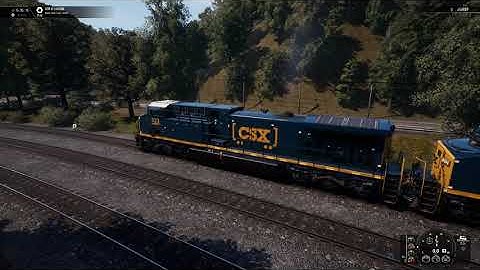 Train Sim World 3 - GE AC4400CW - CSX Pittco-Dante - 4K UHD