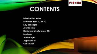 5G WIRELESS TECHNOLOGY || POWERPOINT PRESENTATION || VISHWA