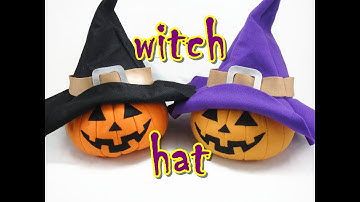 Felt Craft Tutorial - Halloween Witch Hat