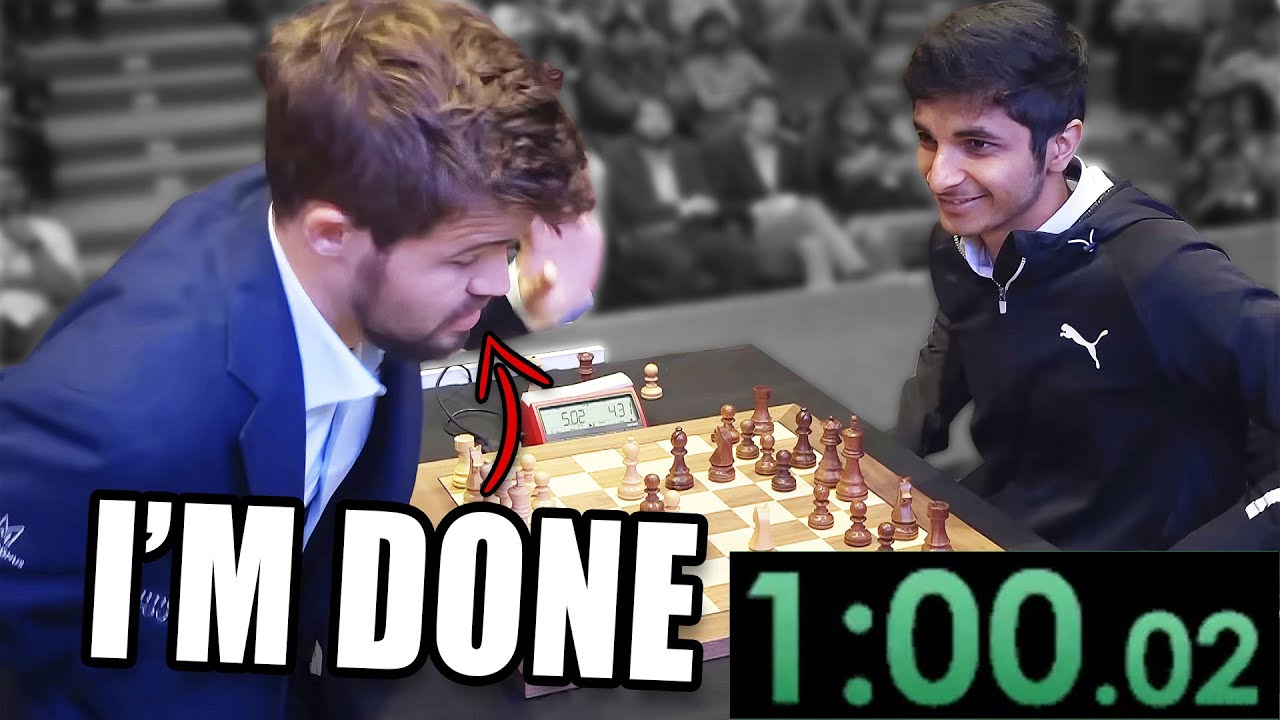 When Magnus Carlson GOT DESTROYED IN 1 MINUTE