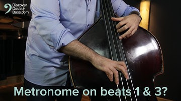 Walking Bass with the Metronome on Beats 1 & 3 or 2 & 4?