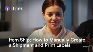 How to Manually Create a Shipment and Print Labels