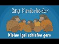 Kleine Igel schlafen gern - Kinderlieder zum Mitsingen | Sing Kinderlieder