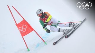 🇮🇳 Arif Khan records India's best-ever show at the Olympic Winter Games!