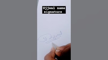 ujjwal name signature