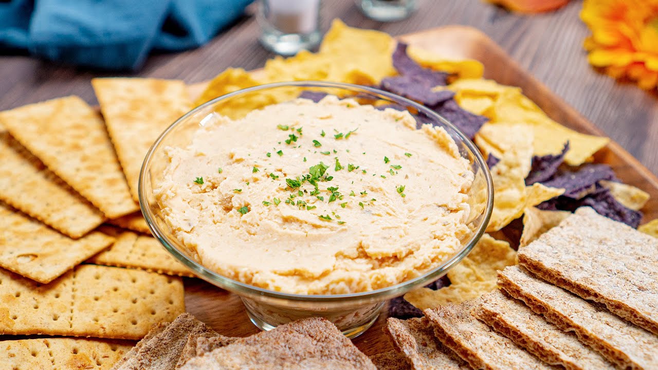 Vegan HERBED WHITE BEAN DIP YouTube