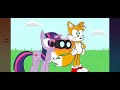Terceiro disputa com sonic vs rainbow dash