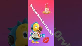 !!Happy Birthday Orville!! #lamniishark #animalcrossing #gaming
