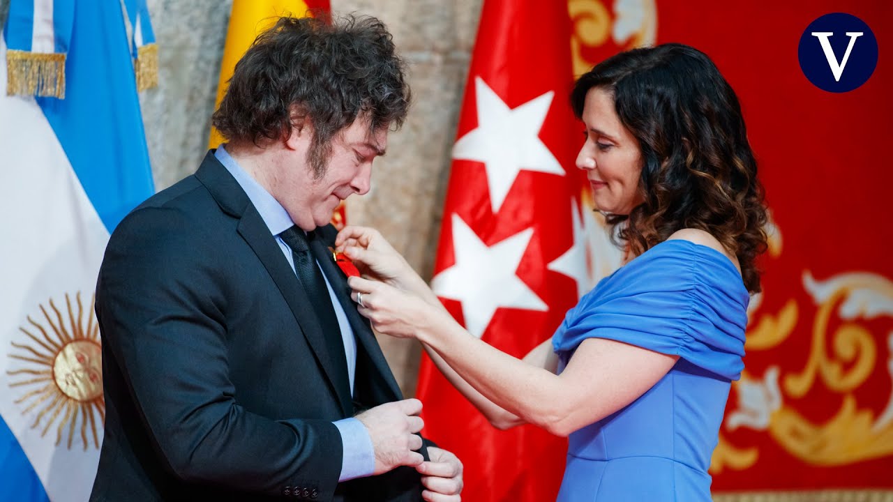 Ayuso otorga la medalla Internacional a Milei elogiando su "defensa de ...