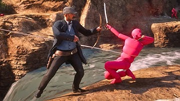 NPC Euphoria Physics! - RED DEAD REDEMPTION 2   NPC Wars #100