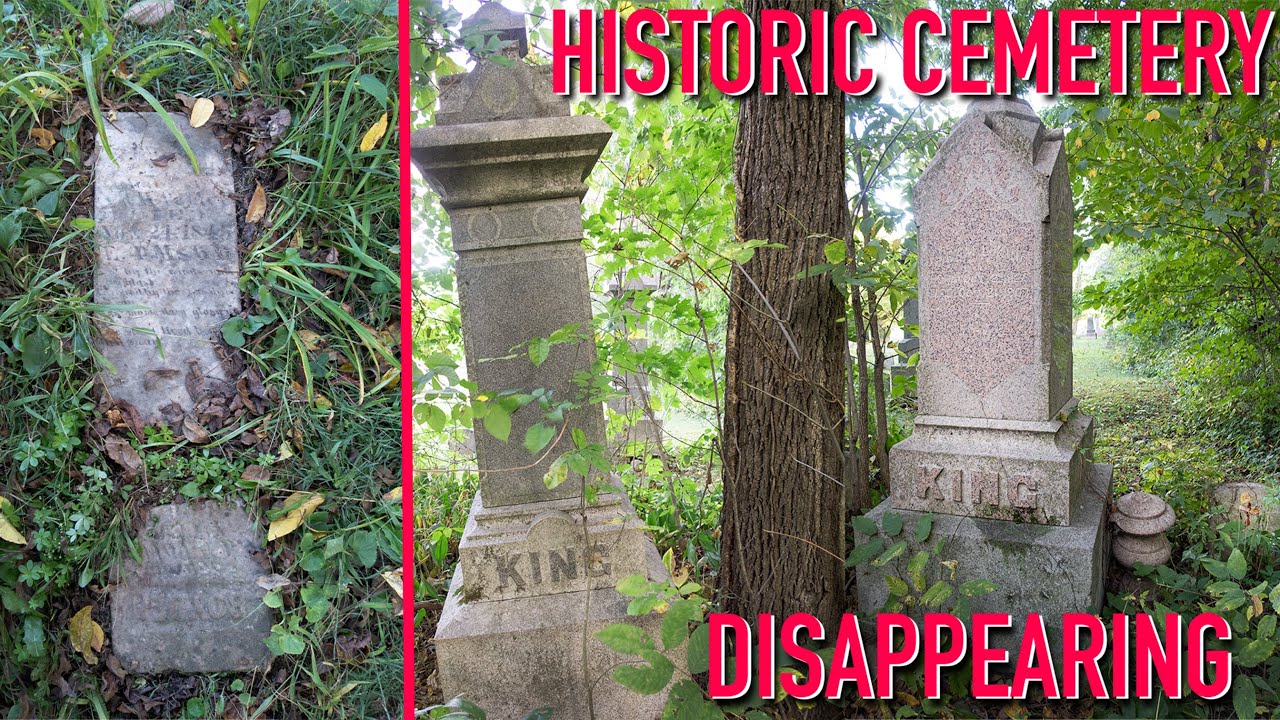 DECAYING GRAVES of Historic HooperKing Cemetery 1800s Graveyard