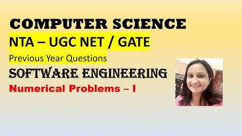 NTA UGC NET CS/PAPER II | SE | NUMERICAL PROBLEMS | CRACK NTA UGC NET/JRF 2020 - 2021 | NAMITA JAIN