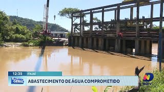 Itajaí enfrenta problemas no abastecimento de água devido à turbidez do rio