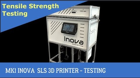 SLS4ALL Inova MK1 SLS 3D Printer - Tensile Strength Testing