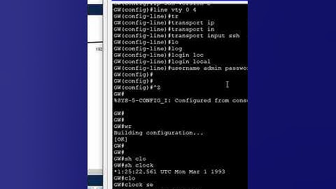 How to set the time in CISCO Router? #shots #ccna