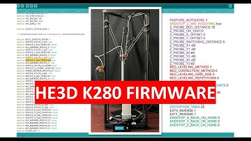 HE3D K280 FIRMWARE FOR REPETIER-HOST (NEW Z PROBE REPLACED BLTOUCH)