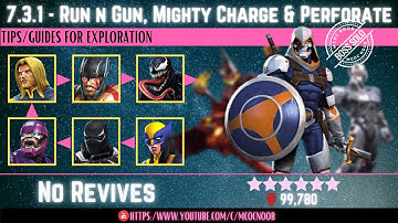 MCOC: Act 7.3.1 - Run & Gun, Mighty Charge & Perforate - Taskmaster - (Book 2, Act 1.3) - No Revives
