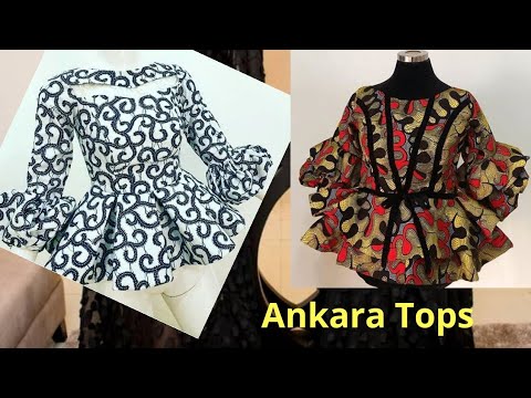 Beautiful Ankara Peplum Top  Ankara peplum tops, African print tops, Peplum  top outfits